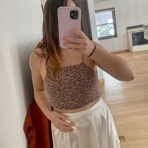 American Eagle open back crop top